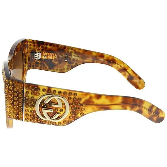 GUCCI HOLLYWOOD FOREVER GG0144S 56MM SUNGLASSES - Picture 3 of 9